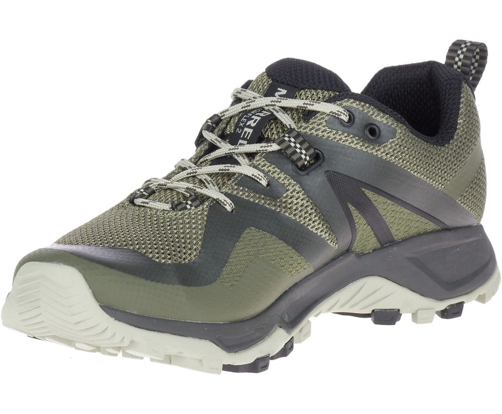 Buty Trekkingowe Merrell Męskie Oliwkowe - Mqm Flex 2 - 902431-CVG